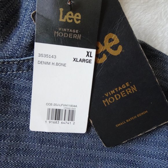 LEE Denim Romper Size XL Blue Short Union Alls Vintage Modern - Picture 12 of 14